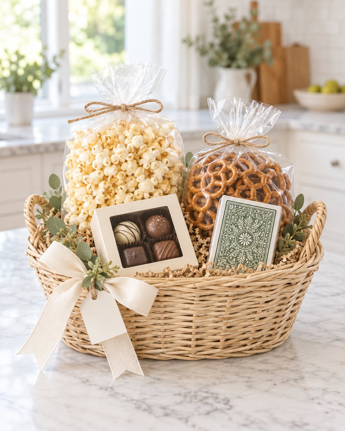 Family Game Night — gift basket by Willow & Ribbon Gifts