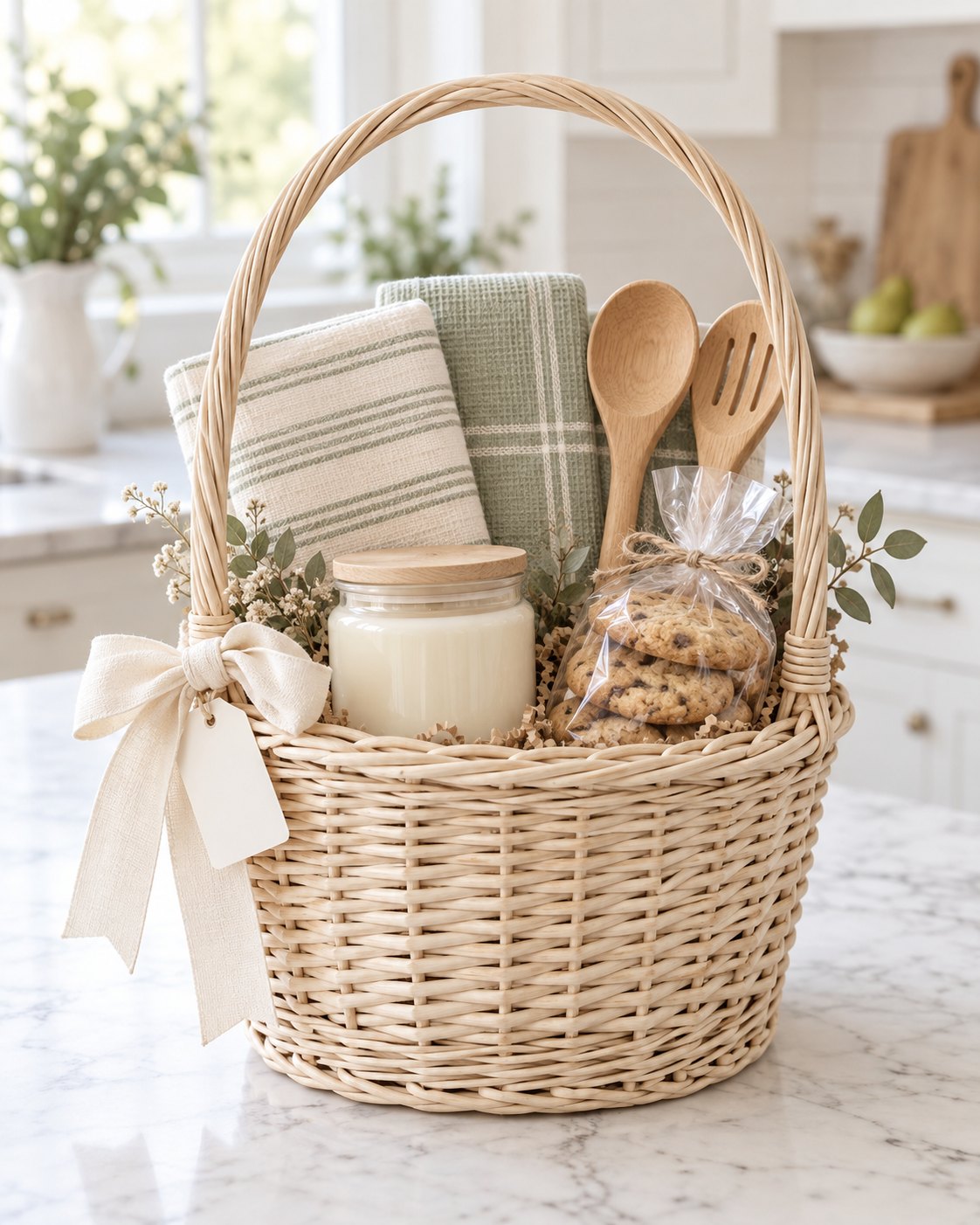 Welcome Home — gift basket by Willow & Ribbon Gifts