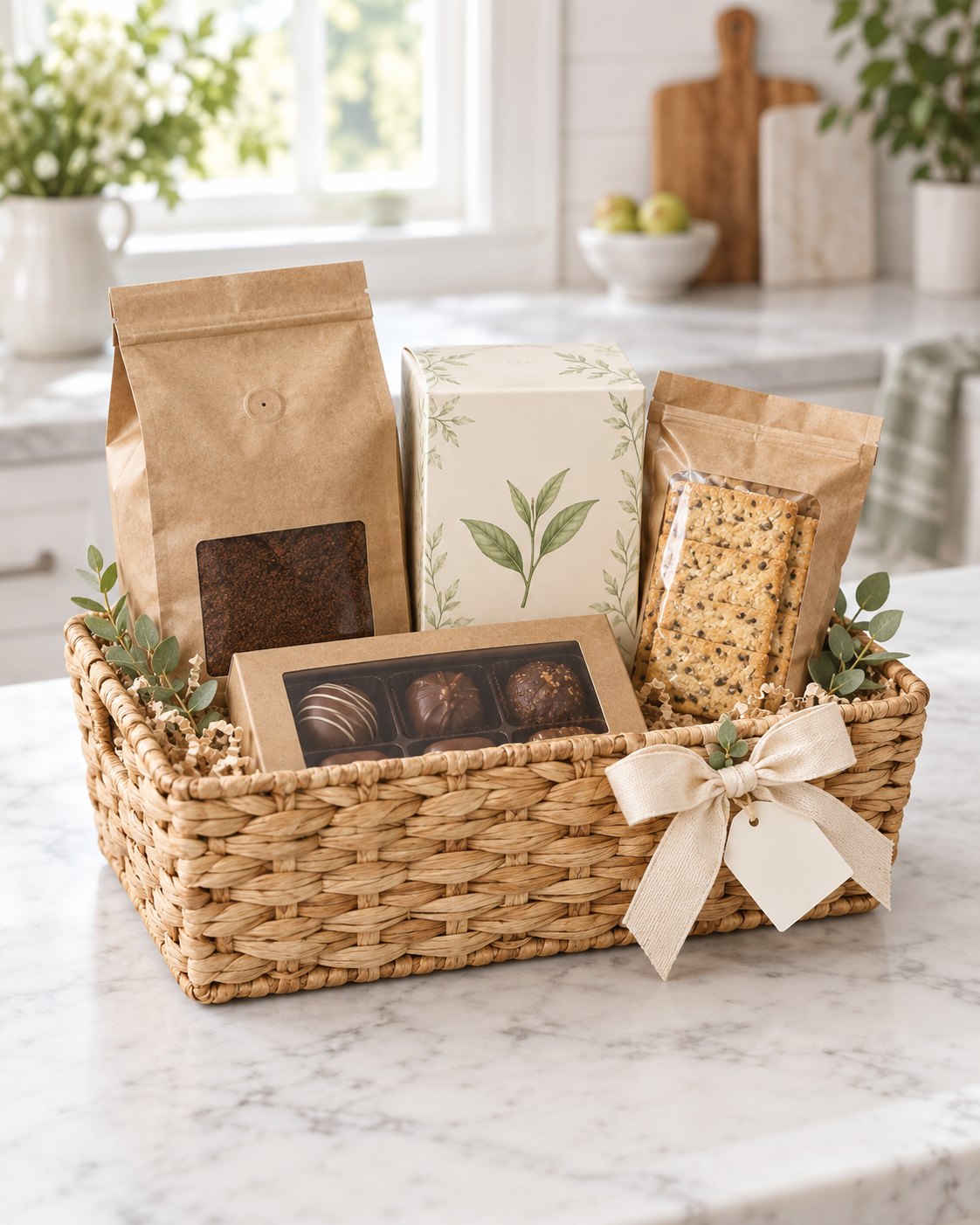 A Thoughtful Thank You — gift basket by Willow & Ribbon Gifts